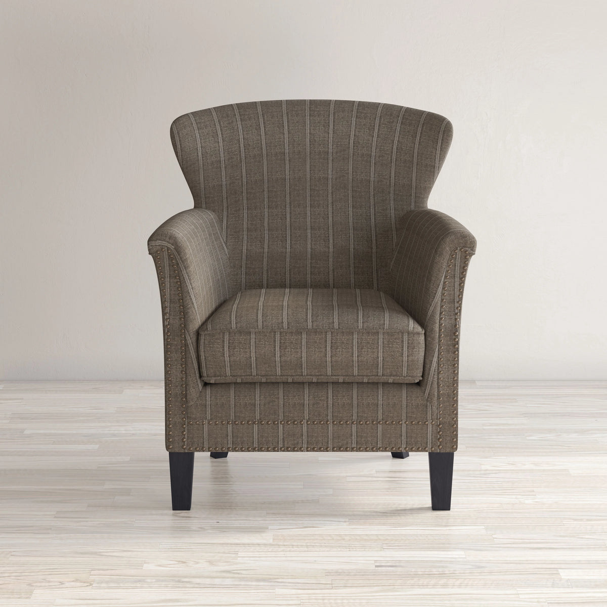 Classic Upholstered Accent Chair with Nailhead Trim X76478