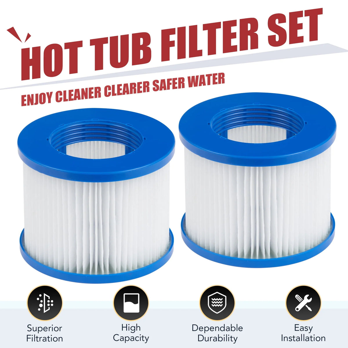 4-6 Person Blow-Up Hot Tub with Air Jets T712494