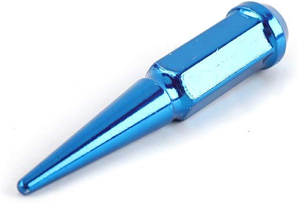 24 Pcs Blue Spike Lug Nuts with Key K88344