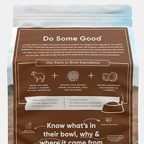Pasture Raised Lamb Ancient Grains Dry Dog Food E1424