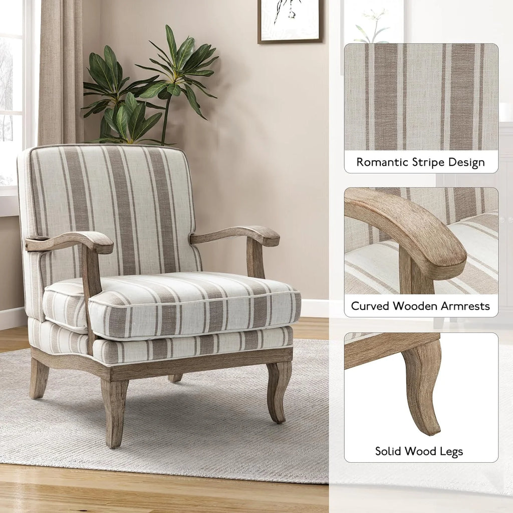 Upholstered Accent Chair Set Of 2 E890