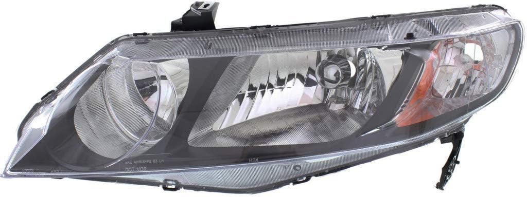 Headlight Assembly for Honda Civic 2009 2011 Driver Side Sedan C5037