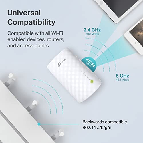 WiFi Extender with Ethernet Port, Dual Band 5GHz/2.4GHz Y161886