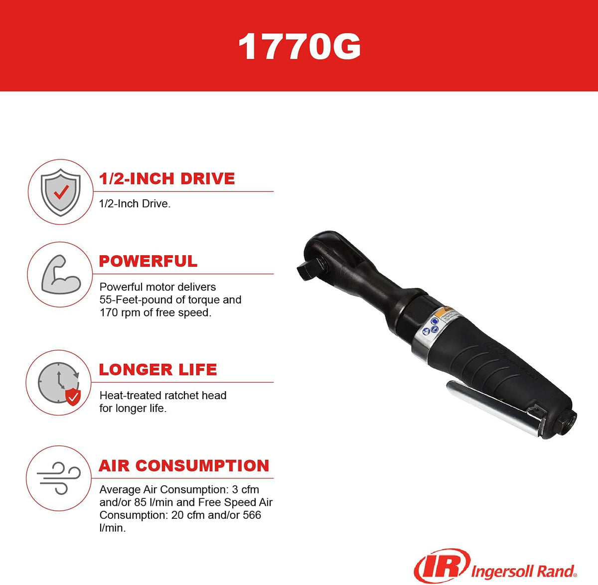 3/8” Drive Air Ratchet Wrench Z640