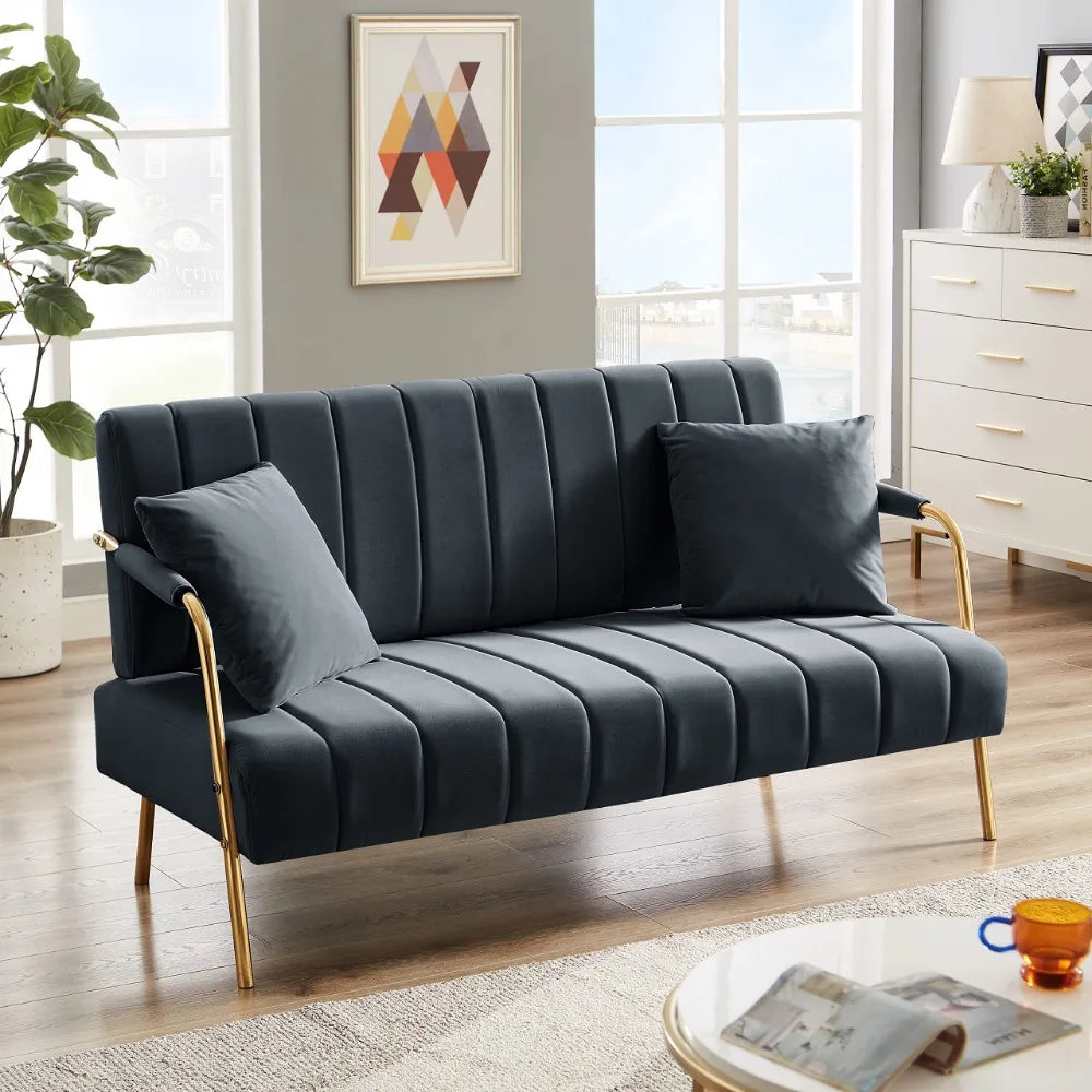 Velvet 2-Seater Sofa Z66233