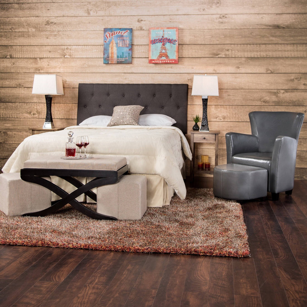 Grey Queen Linen Headboard E5247