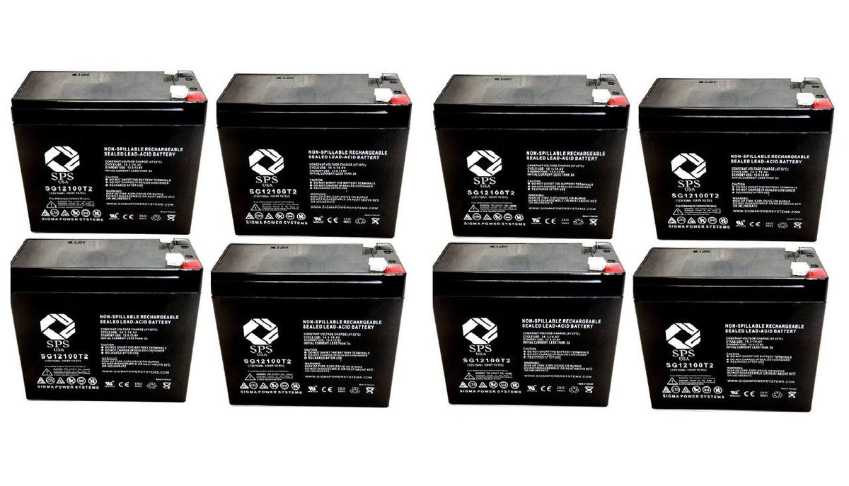 12V 10Ah Replacement Battery (8 Pack) O9783