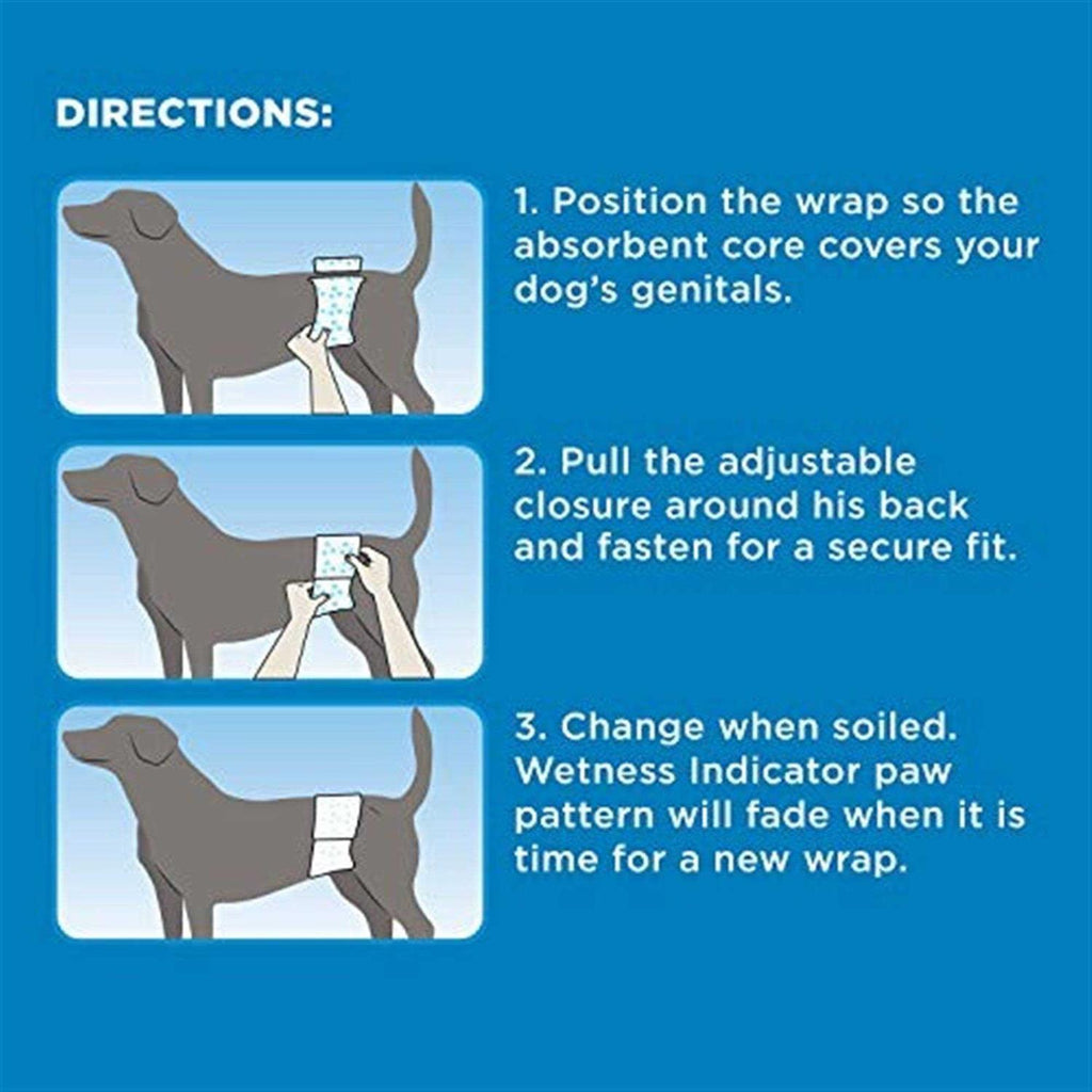 Disposable Male Dog Wraps W39314