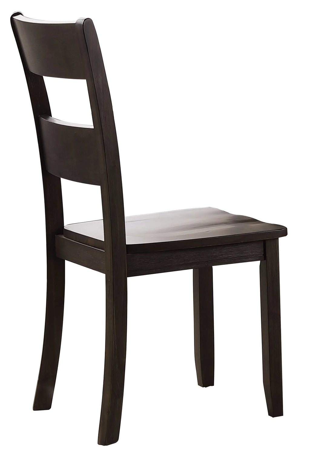 Distressed Walnut Side Chair Set of 2 K22895