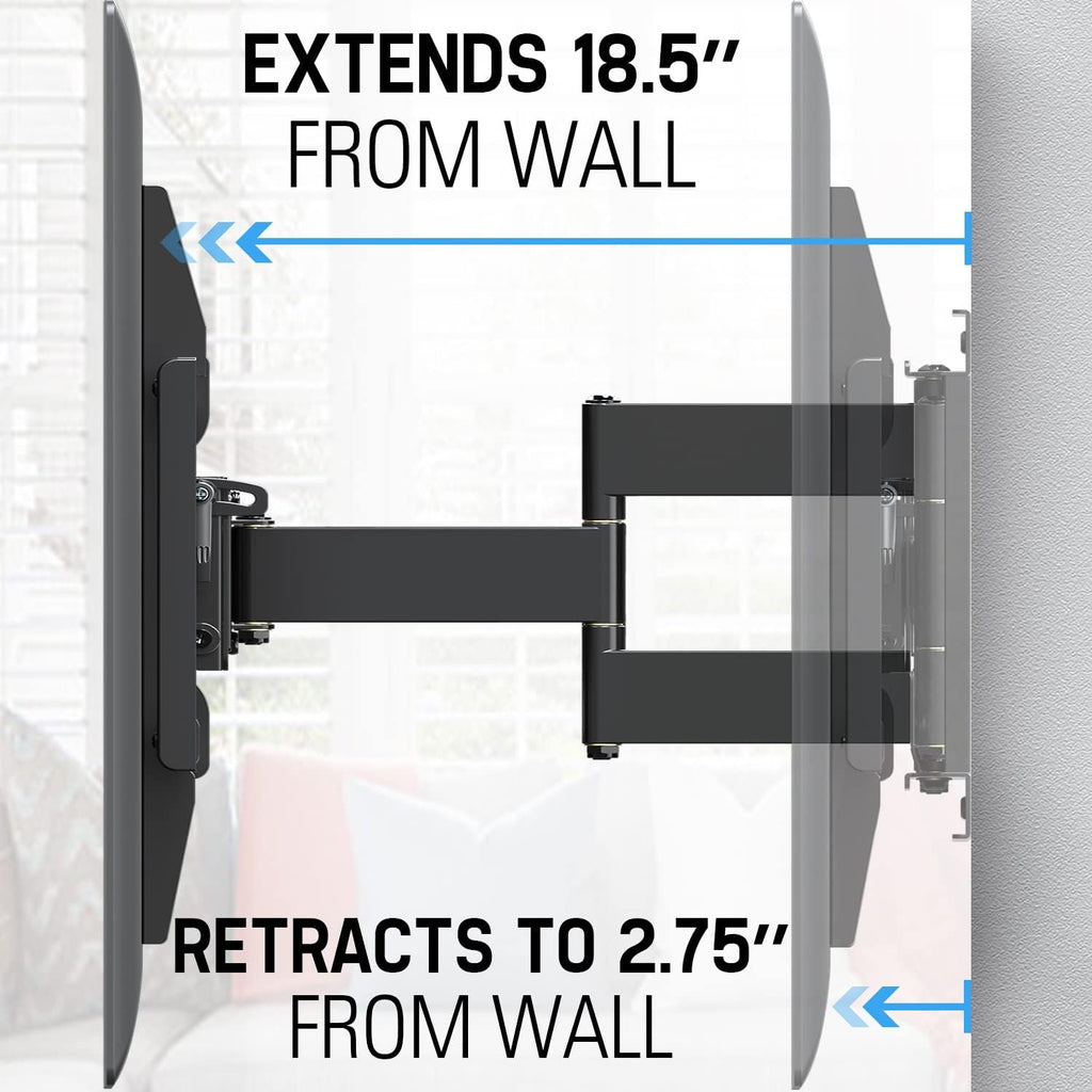 TV Wall Mount Full Motion for 42-84" TVs up to 132LBS, Max VESA 800x400mm M620