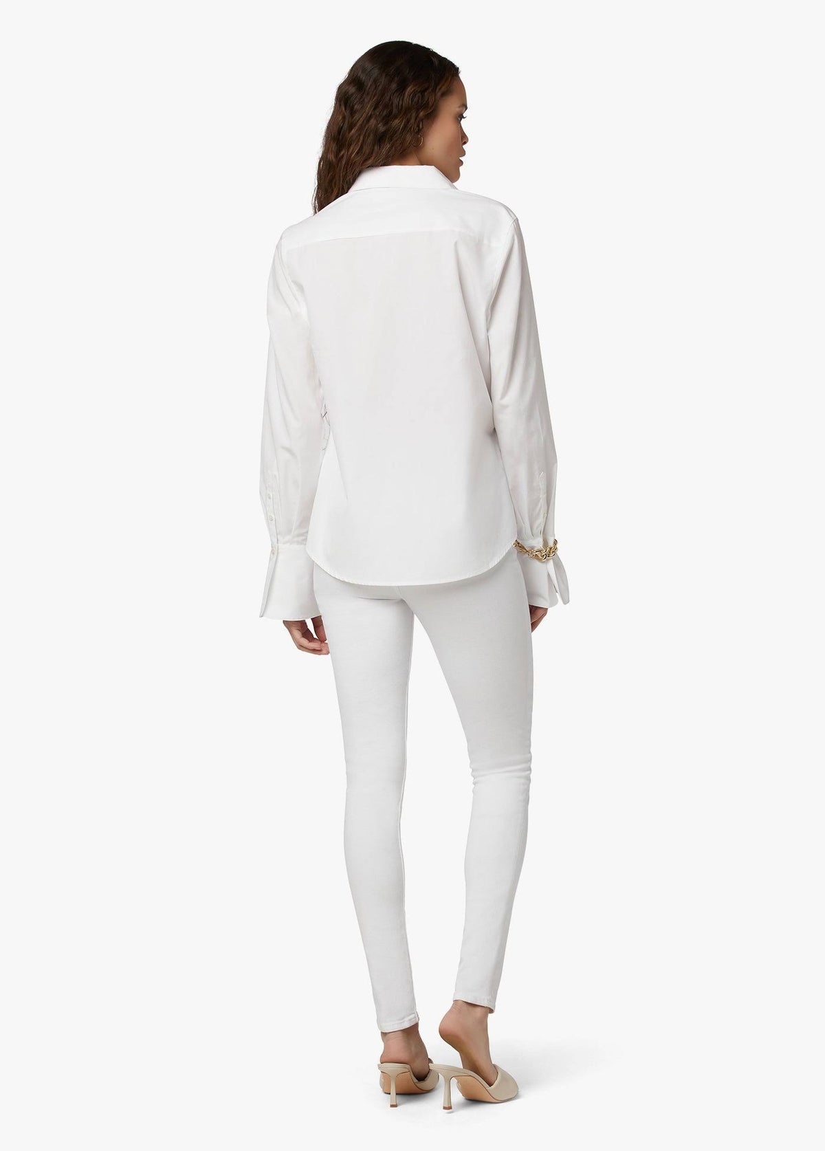 White High Rise Skinny Jeans P666357