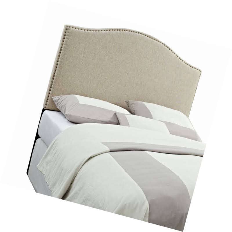 King Cal. King Linen Panel Headboard B4107