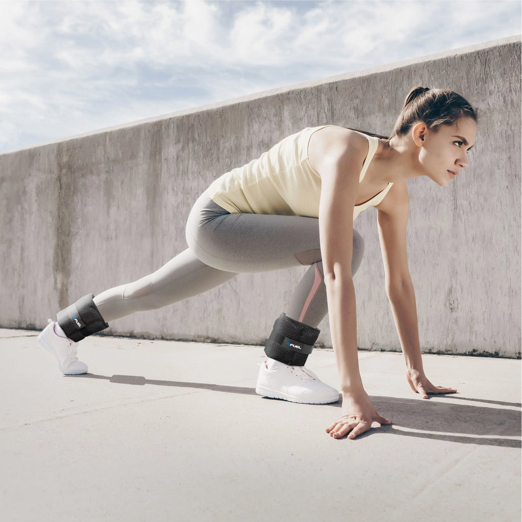 Adjustable Wrist/Ankle Weights 10-Pound Pair Q85749