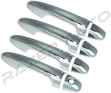 Chrome Plated 4 Door Handle Cover for 2013-2015 Toyota Rav4 Pack of 2 E185