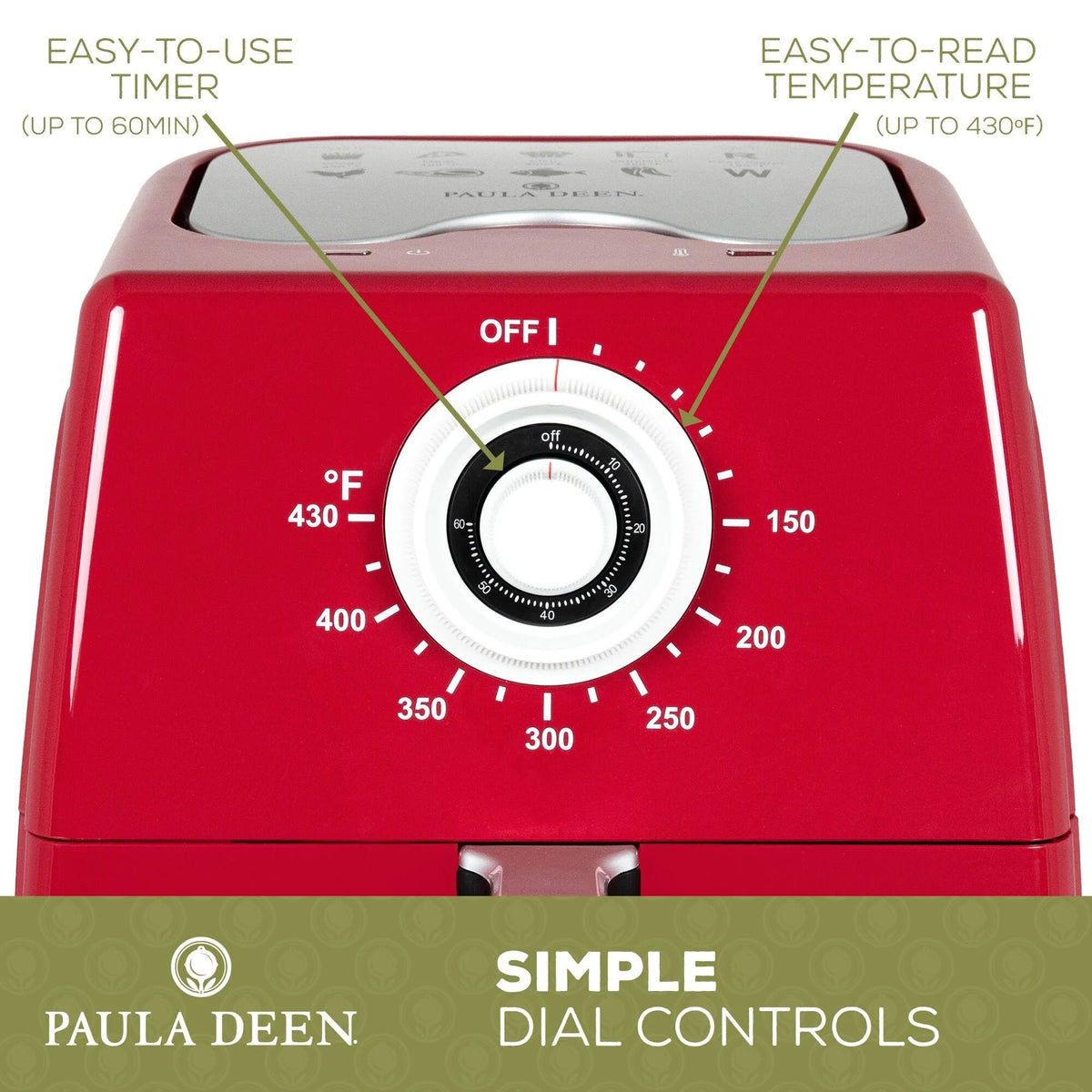 Red 8.5qt Large Air Fryer L71384