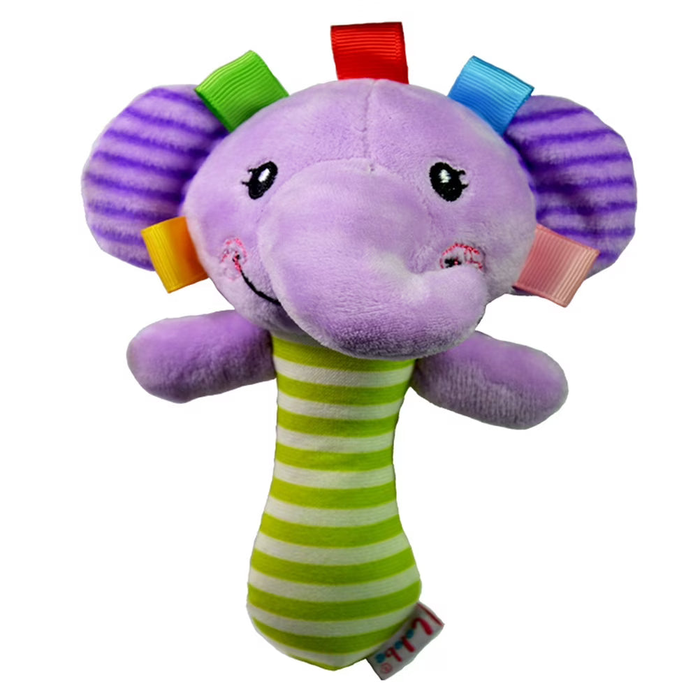 Elephant Plush Rattle Toy for Infant Q398