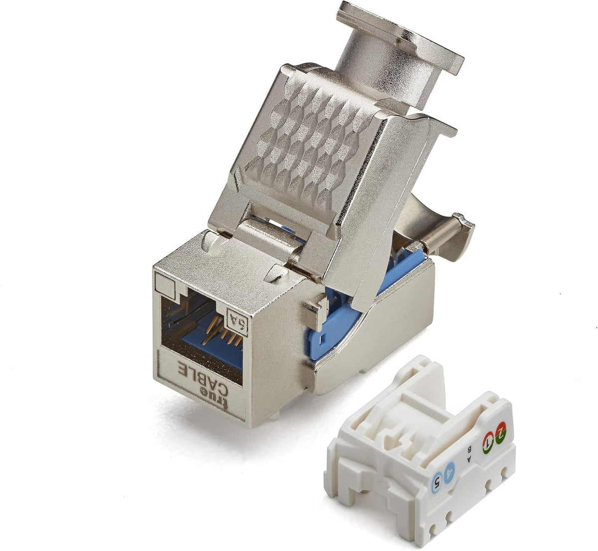 12 Pack Shielded Cat6A Toolless Keystone Jack X138