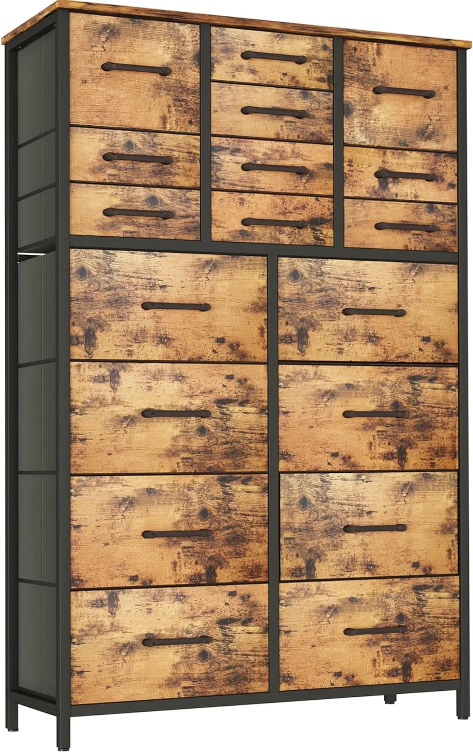 18 Drawer Fabric Dresser B516