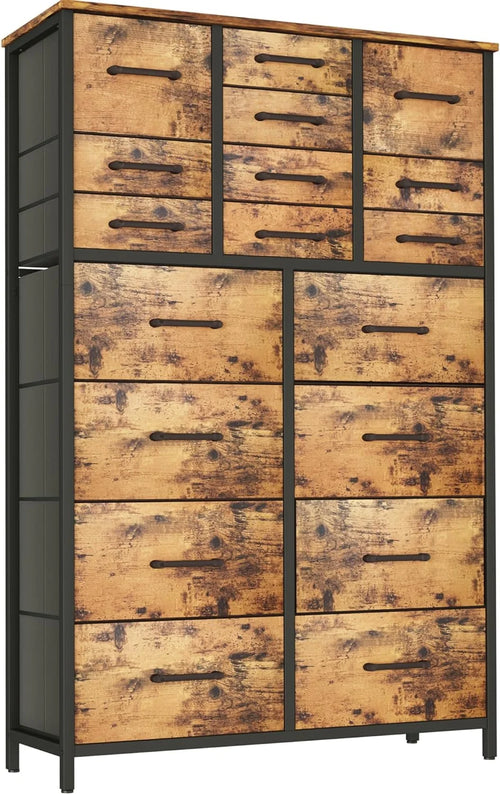 18 Drawer Fabric Dresser B516