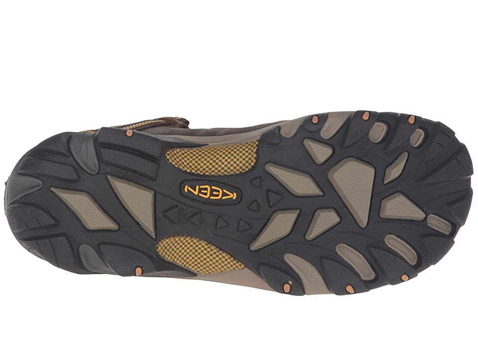 Cascade Brown Golden Yellow Men's Hiking Shoes Size 7.5 Wide Y74948
