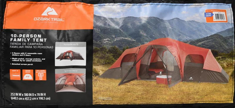10-Person Camping Tent J33956