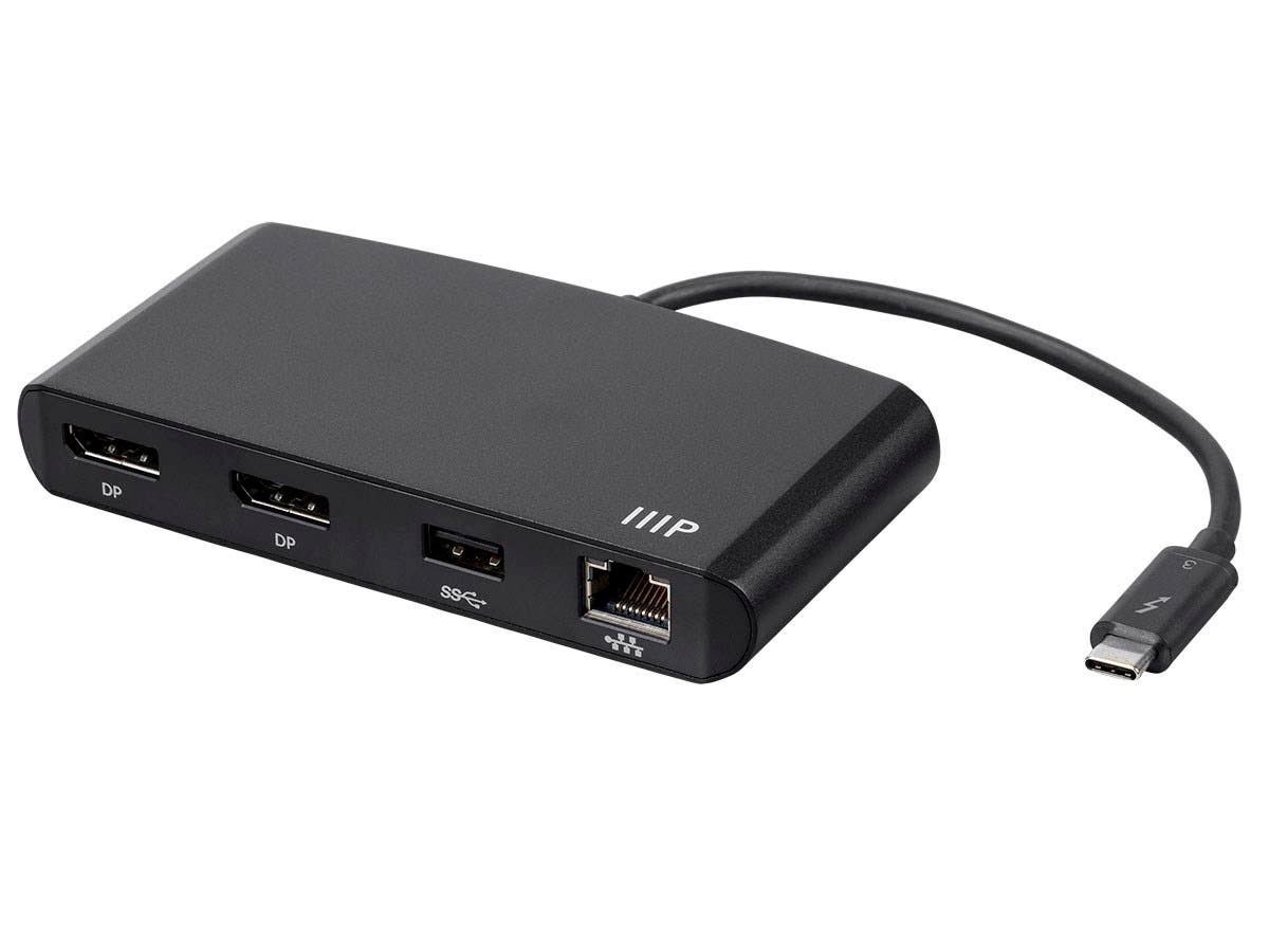 Thunderbolt 3 Dual DisplayPort Mini Dock V2363