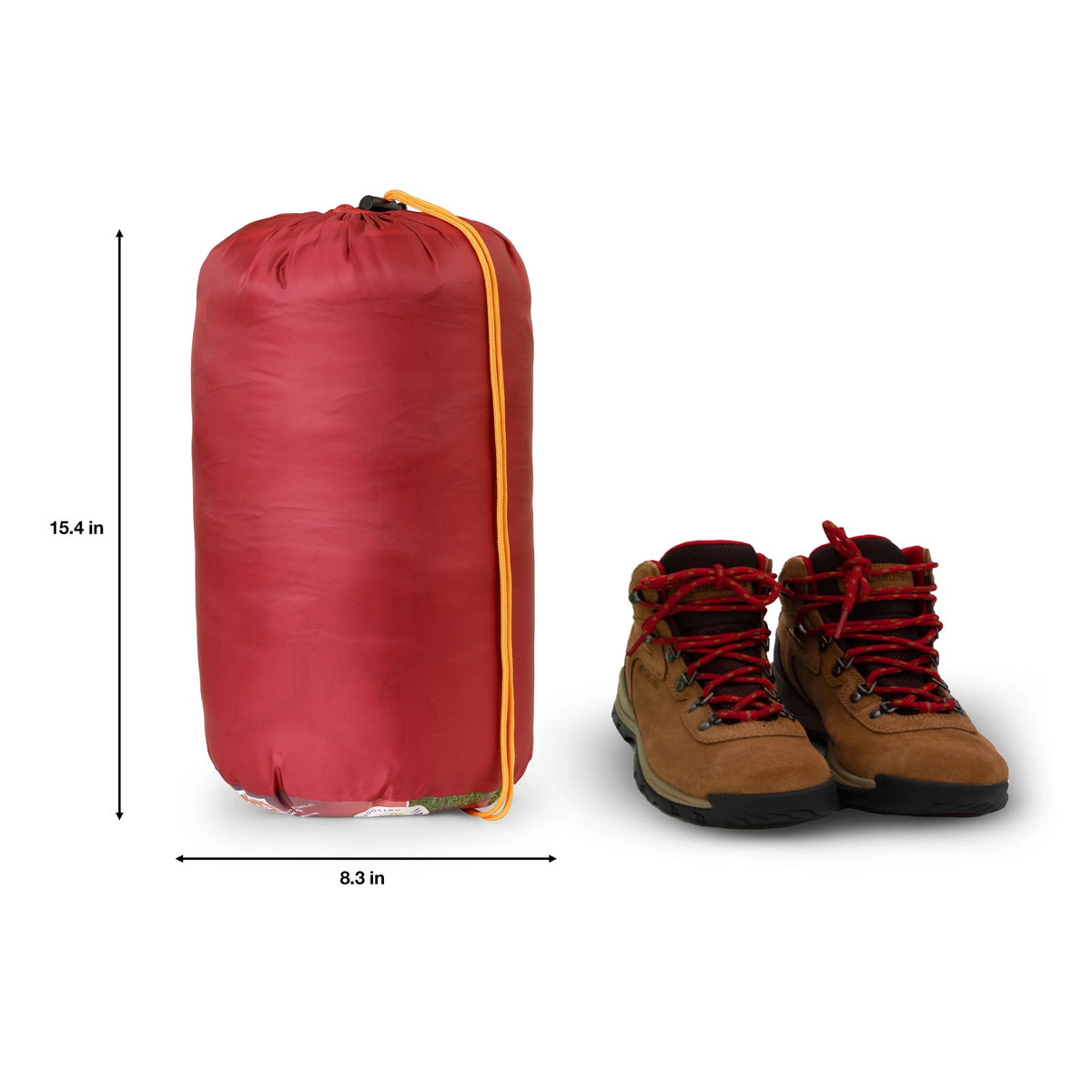 Red/Orange Youth Mummy Sleeping Bag V5792