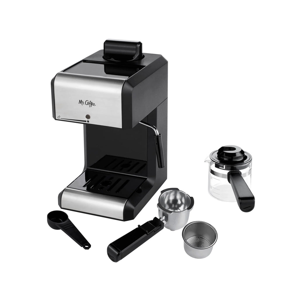 Automatic Espresso and Cappuccino Machine, 20 oz, Silver O253595