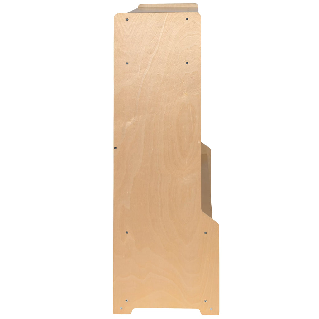 Wooden 5 Section Coat Locker with Bench and Cubbies F353121