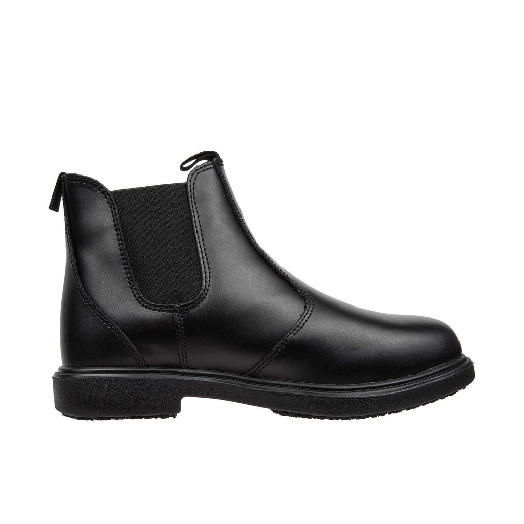 Black Wide Work Boot W7405