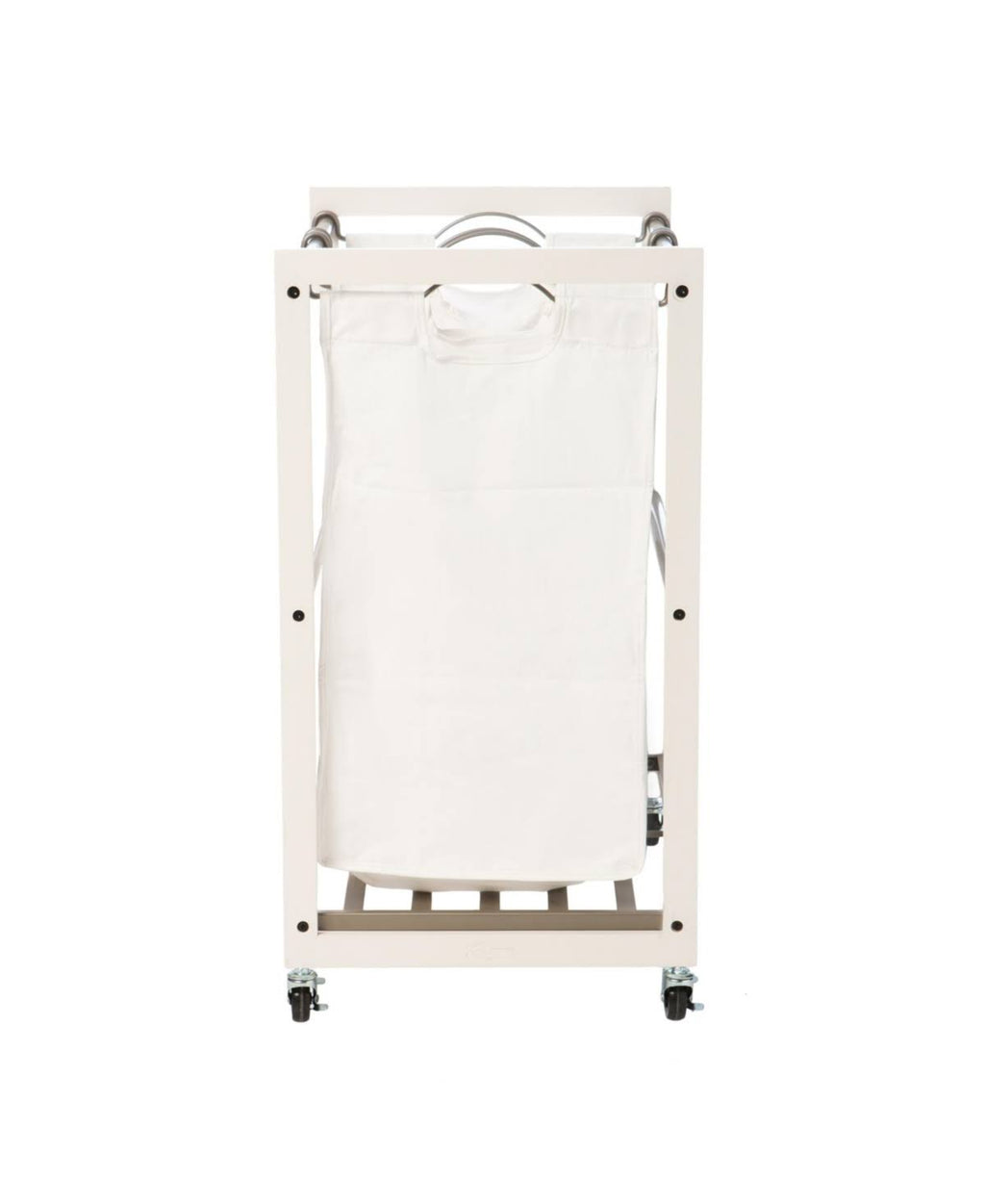 White 3 Bag Laundry Cart M573964