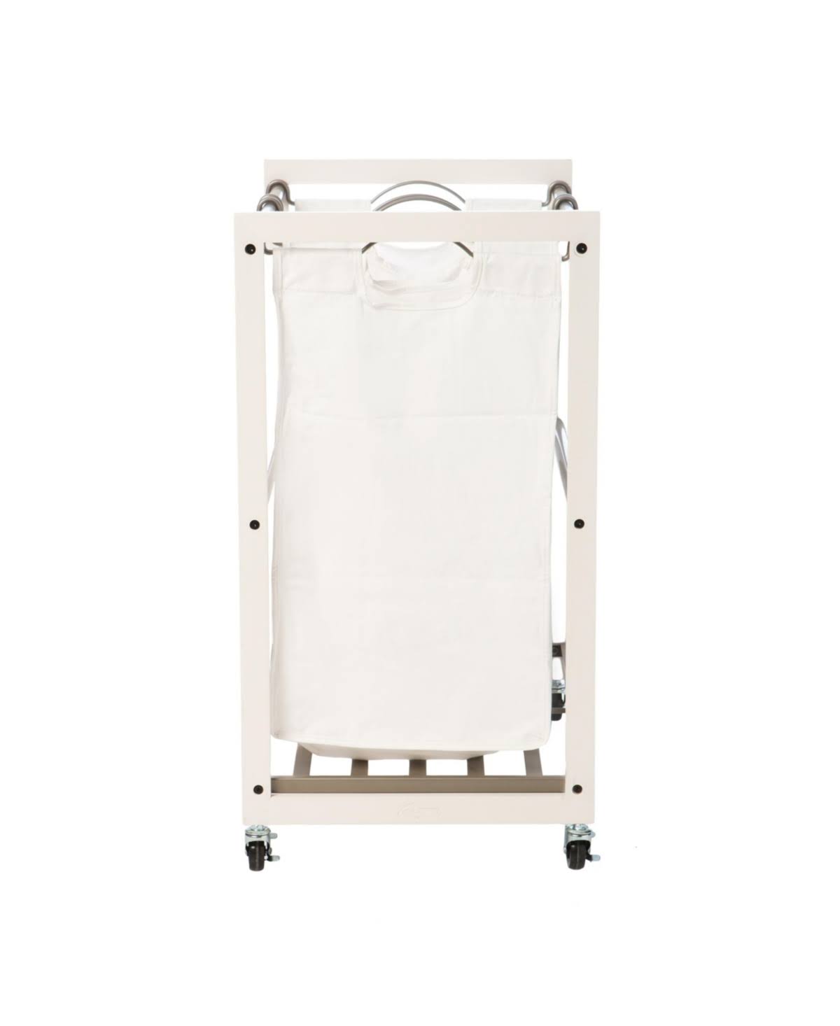 White 3 Bag Laundry Cart M573964