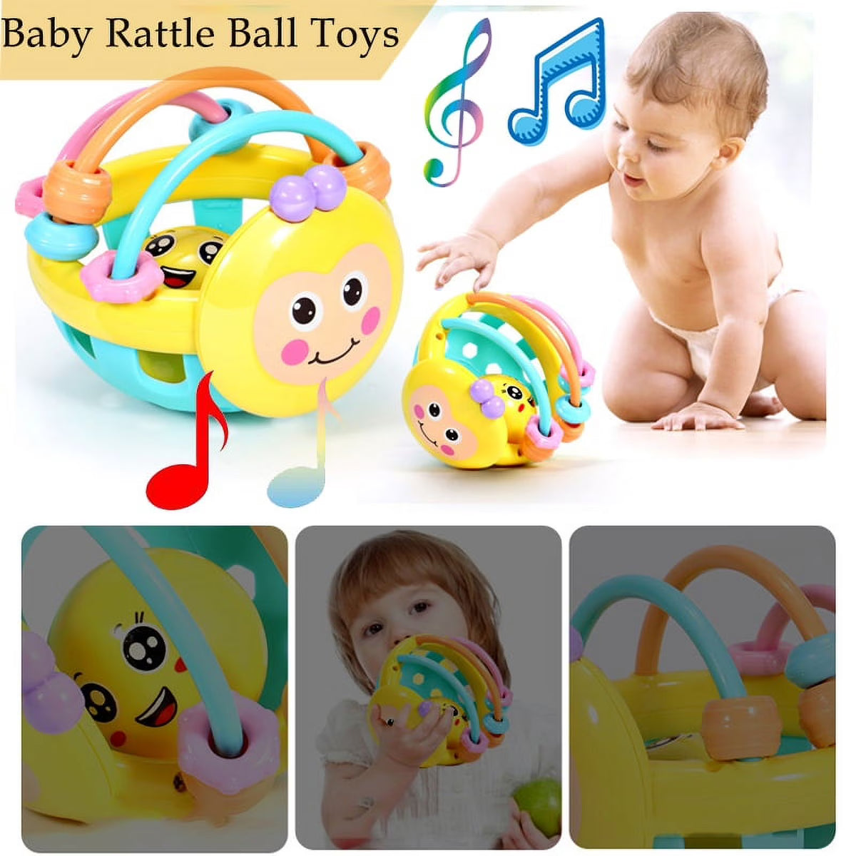 Sensory Teether Toy, Stretchy Silicone, Non-Toxic, BPA and Phthalate-Free T4189